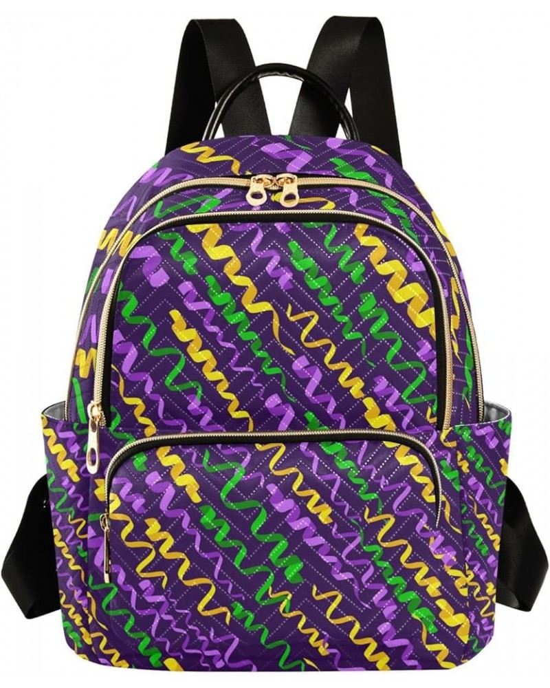 Mardi Gras Women Backpack Brazil Party Travel Bag Compact Daily Bag Small $18.59 Backpacks