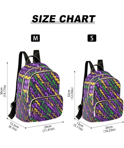 Mardi Gras Women Backpack Brazil Party Travel Bag Compact Daily Bag Small $18.59 Backpacks