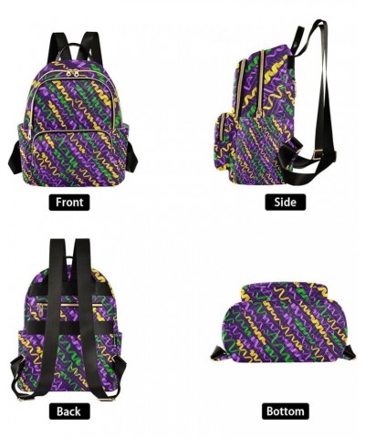 Mardi Gras Women Backpack Brazil Party Travel Bag Compact Daily Bag Small $18.59 Backpacks