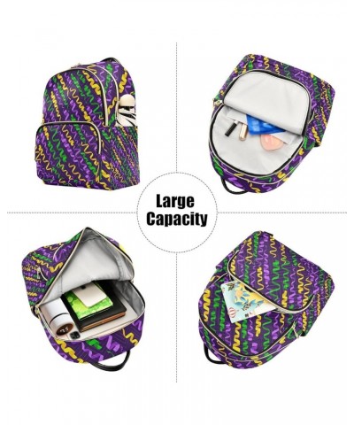 Mardi Gras Women Backpack Brazil Party Travel Bag Compact Daily Bag Small $18.59 Backpacks