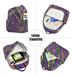 Mardi Gras Women Backpack Brazil Party Travel Bag Compact Daily Bag Small $18.59 Backpacks