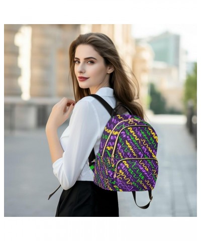 Mardi Gras Women Backpack Brazil Party Travel Bag Compact Daily Bag Small $18.59 Backpacks