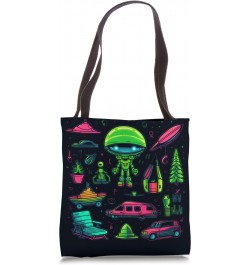 Camping UFO Gear Alien Abduction Tote Bag $9.04 Totes