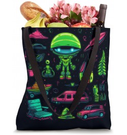 Camping UFO Gear Alien Abduction Tote Bag $9.04 Totes