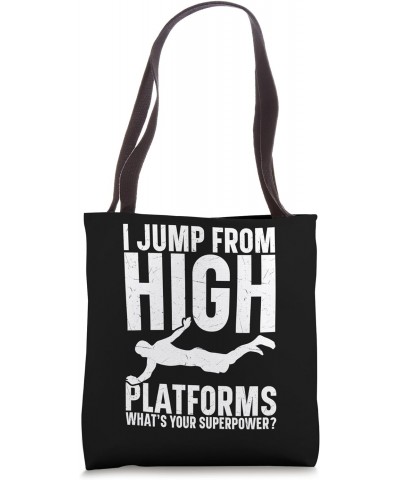 Platform Diver Gear Swimming Pool Springboard Diving Tote Bag $12.99 Totes