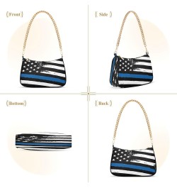 Shoulder Bags for Women American US Flag Independence Day Patriotic Hobo Tote Handbag Small Clutch Purse with Zipper Closure ...