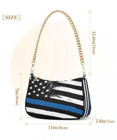 Shoulder Bags for Women American US Flag Independence Day Patriotic Hobo Tote Handbag Small Clutch Purse with Zipper Closure ...