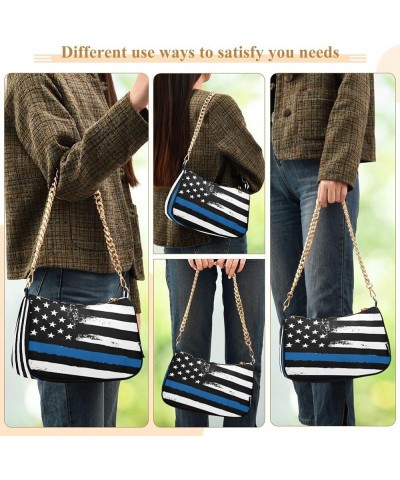 Shoulder Bags for Women American US Flag Independence Day Patriotic Hobo Tote Handbag Small Clutch Purse with Zipper Closure ...