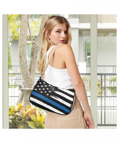 Shoulder Bags for Women American US Flag Independence Day Patriotic Hobo Tote Handbag Small Clutch Purse with Zipper Closure ...