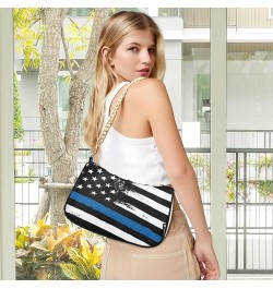 Shoulder Bags for Women American US Flag Independence Day Patriotic Hobo Tote Handbag Small Clutch Purse with Zipper Closure ...