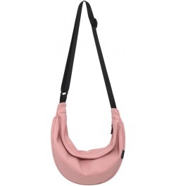 Women Dumpling Shoulder Bag Ruched Dumpling Bag Clutch Purse Crossbody Bag Pink $9.31 Shoulder Bags