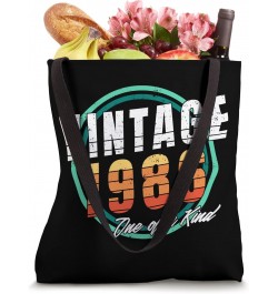 Vintage 1986 Shirt for Men Women 37 Year Old 37th Birthday Tote Bag $11.91 Totes