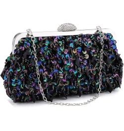 1920s Vintage Purse Beaded Sequin Clutches Evening Bags for Women Formal Wedding Clutch Purse Prom Party Handbags Blue $29.52...