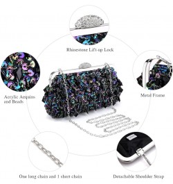 1920s Vintage Purse Beaded Sequin Clutches Evening Bags for Women Formal Wedding Clutch Purse Prom Party Handbags Blue $29.52...