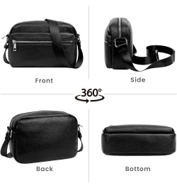 Crossbody Bags for Women - Small PU Crossbody Purse Trendy Shoulder Bag with Adjustable Strap Crossbody Handbags Black $7.69 ...