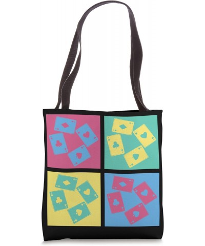 Poker Pop Art Aces Cards - Texas Hold'Em Poker Tote Bag $9.68 Totes