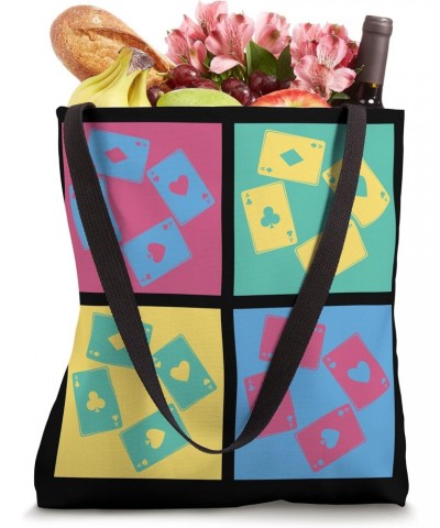 Poker Pop Art Aces Cards - Texas Hold'Em Poker Tote Bag $9.68 Totes