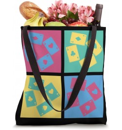 Poker Pop Art Aces Cards - Texas Hold'Em Poker Tote Bag $9.68 Totes