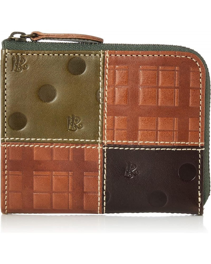 Laugh Rough No. 77005 L-Shaped Zipper Mini Wallet, Genuine Leather, Italian Leather, Coin Purse, Vegetable Tannin, Nadaya Gre...