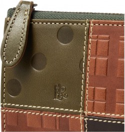 Laugh Rough No. 77005 L-Shaped Zipper Mini Wallet, Genuine Leather, Italian Leather, Coin Purse, Vegetable Tannin, Nadaya Gre...