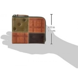 Laugh Rough No. 77005 L-Shaped Zipper Mini Wallet, Genuine Leather, Italian Leather, Coin Purse, Vegetable Tannin, Nadaya Gre...