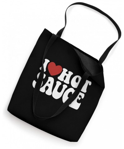 Funny, I love (heart) hot Sauce spicy food novelty Tote Bag $13.32 Totes