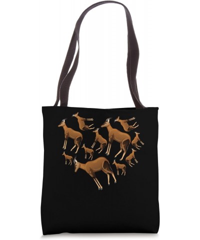 Heart Antelope Tote Bag $15.29 Totes