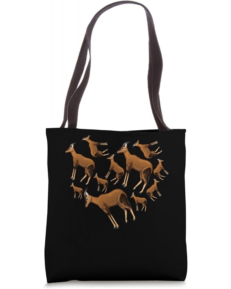 Heart Antelope Tote Bag $15.29 Totes