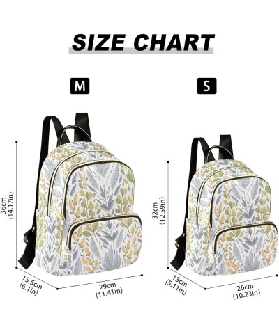 Marine Plants Leaves and Seaweed Casual Fashion Polyester Travel Rucksack Shoulder Bag Color Small $21.82 Backpacks