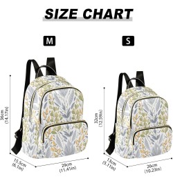 Marine Plants Leaves and Seaweed Casual Fashion Polyester Travel Rucksack Shoulder Bag Color Small $21.82 Backpacks