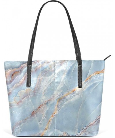 Tote Bag For Women Large Work Tote Bags，Marble Design，Women's PU Leather Fashion Shopper Bag Handbags Casual Bag $23.04 Totes