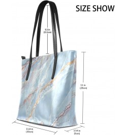 Tote Bag For Women Large Work Tote Bags，Marble Design，Women's PU Leather Fashion Shopper Bag Handbags Casual Bag $23.04 Totes