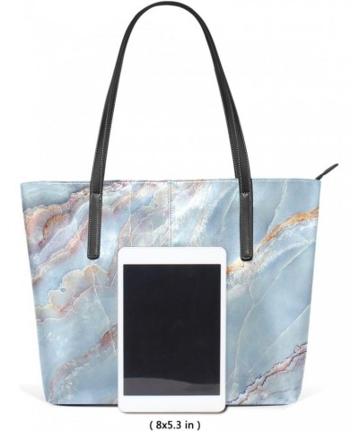 Tote Bag For Women Large Work Tote Bags，Marble Design，Women's PU Leather Fashion Shopper Bag Handbags Casual Bag $23.04 Totes