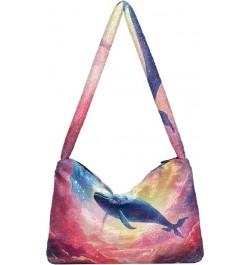 Fantasy Sea Of Clouds And Whale Women Shoulder Bag, Handbags for Women Shoulder Bag, Womens Outdoor Bag Fantasy Sea of Clouds...