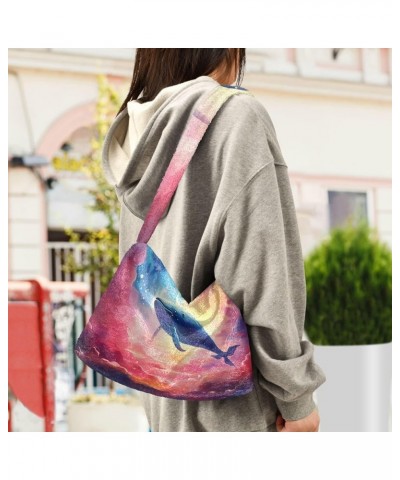 Fantasy Sea Of Clouds And Whale Women Shoulder Bag, Handbags for Women Shoulder Bag, Womens Outdoor Bag Fantasy Sea of Clouds...