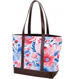 The Tote Bag For Women,Tote Bag With Zipper,Canvas Tote Bag,Bright and Happy Floral Handbags $19.52 Totes