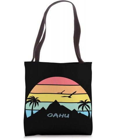 Oahu Palms Island South Seas Sun Hawaii Waikiki Souvenir Tote Bag $9.33 Totes