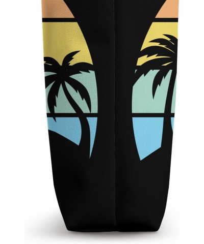 Oahu Palms Island South Seas Sun Hawaii Waikiki Souvenir Tote Bag $9.33 Totes