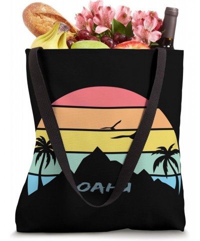 Oahu Palms Island South Seas Sun Hawaii Waikiki Souvenir Tote Bag $9.33 Totes