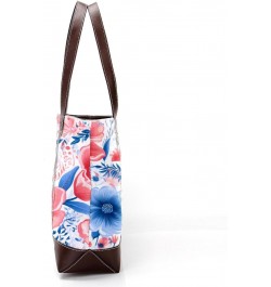 The Tote Bag For Women,Tote Bag With Zipper,Canvas Tote Bag,Bright and Happy Floral Handbags $19.52 Totes