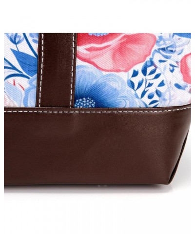 The Tote Bag For Women,Tote Bag With Zipper,Canvas Tote Bag,Bright and Happy Floral Handbags $19.52 Totes