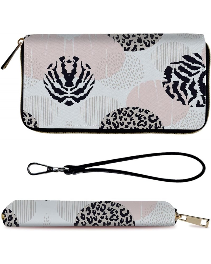 Wristlet Wallet for Women Teen Girls RFID Blocking Credit Card Holder with Removable Wristlet, Leather Phone Wallet Clutch La...