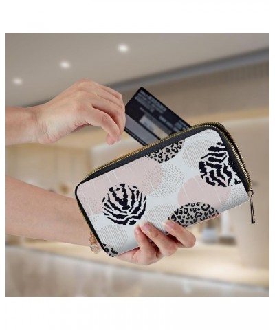 Wristlet Wallet for Women Teen Girls RFID Blocking Credit Card Holder with Removable Wristlet, Leather Phone Wallet Clutch La...