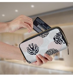 Wristlet Wallet for Women Teen Girls RFID Blocking Credit Card Holder with Removable Wristlet, Leather Phone Wallet Clutch La...