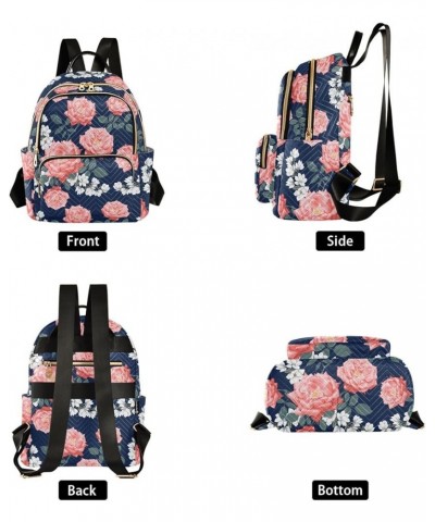 Magnolia Flower Backpack Purse for Women Fashion Ladies Shoulder Bags Travel Bag with Double Zipper Weekend Bag,S Medium $13....