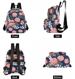 Magnolia Flower Backpack Purse for Women Fashion Ladies Shoulder Bags Travel Bag with Double Zipper Weekend Bag,S Medium $13....