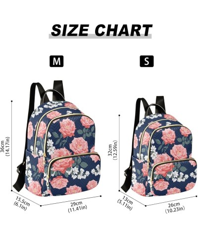 Magnolia Flower Backpack Purse for Women Fashion Ladies Shoulder Bags Travel Bag with Double Zipper Weekend Bag,S Medium $13....