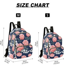 Magnolia Flower Backpack Purse for Women Fashion Ladies Shoulder Bags Travel Bag with Double Zipper Weekend Bag,S Medium $13....