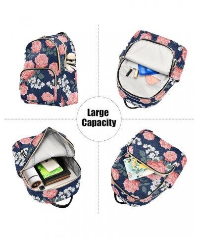 Magnolia Flower Backpack Purse for Women Fashion Ladies Shoulder Bags Travel Bag with Double Zipper Weekend Bag,S Medium $13....