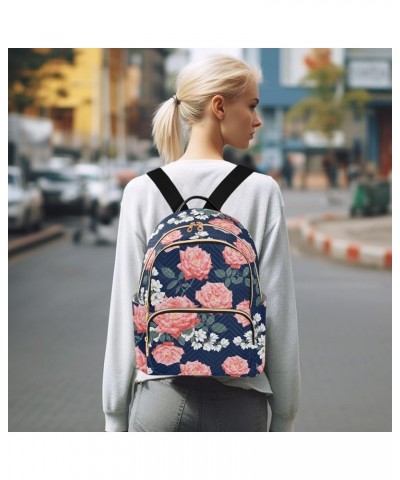 Magnolia Flower Backpack Purse for Women Fashion Ladies Shoulder Bags Travel Bag with Double Zipper Weekend Bag,S Medium $13....